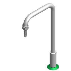 Udlbstud i bord, koldt/varmt vand, fremspring 150 mm