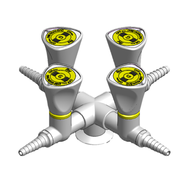 Brandgas Bord 4-dobbelt , G