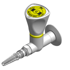 Brandgas, lige m/lynkob., G