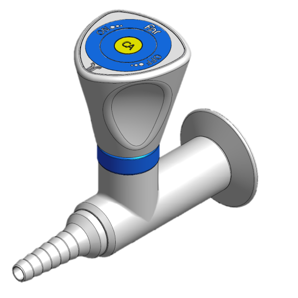 Nedhngt - lige trykluft, CA