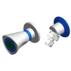 Stinkskab st, sargventil og udlbstud