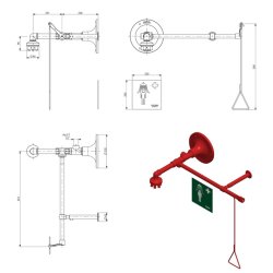 Ndbruser. Til montage p vg.