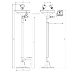 Gulv monteret jenskyl
