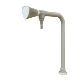 Standhane med ventil ved udlbstud. Kan bla. anvendes til Sprit