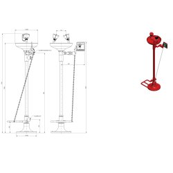 Gulv monteret jenskyl