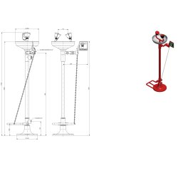 Gulv monteret jenskyl