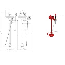 Gulv monteret jenskyl