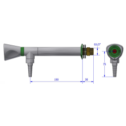 Vg/panel montage, 90 grader, varmt vand WPC.