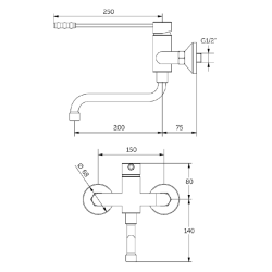 1-greb vgmixer - albuelever, 150 mm