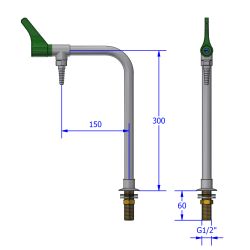 Standhane - albueklle WPC