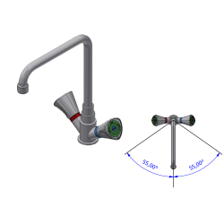 2-greb mixer - svingbegrnsning - perlator WPC/WPH