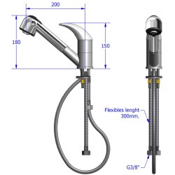 Et-greb mixer - bruser med udtrk