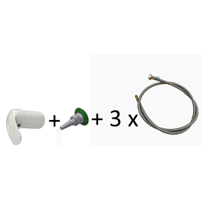 Stinkskab st koldt- og varmt vand, lige udlb