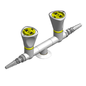 Brandgas Bord dobbelt 180 gr. m/ lynkob., G