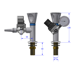 Bord, regulator, trykluft