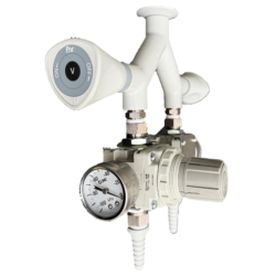 Vakuum dobbelt nedh�ngt med regulator