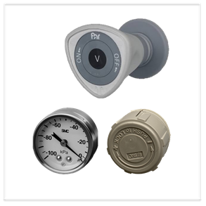 Vakuum udtag i panel med regulator