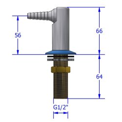 Udlbstud 90 gr.,  trykluft, CA
