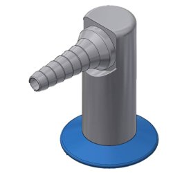 Udlbstud 90 gr.,  trykluft, CA