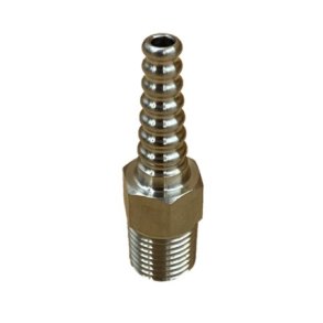 Slangestuds 1/4NPT, rustfri 6