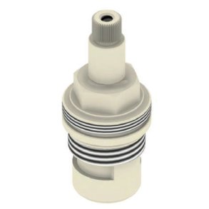 Keramisk ventil indsats i PP for behandlet vand.