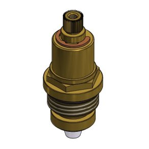 Ventil indsats med PTFE sde. 4 x 360 gr. bning.