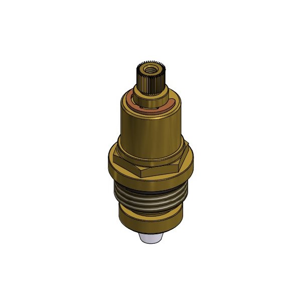 Ventil indsats med PTFE sde. 4 x 360 gr. bning.