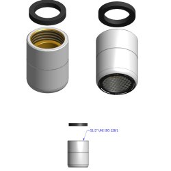 Perlator/luftblander G1/2"