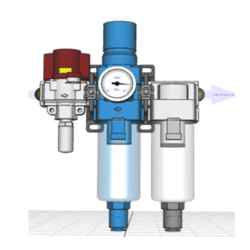 Trykluft regulator og filterenhed