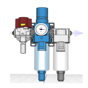 Trykluft regulator og filterenhed