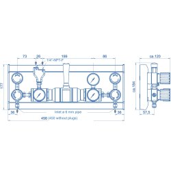 Central gaspanel model BM55-2U
