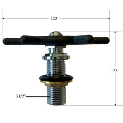 Spulekryds Q2 til montage i vask
