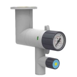 Nedhngt udtag med nleventil