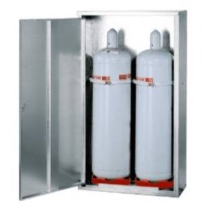Flaskeskab  Opbevaring af, propan flasker, udendrs