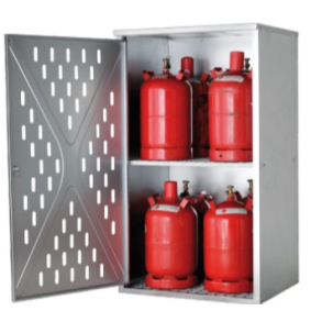 Flaskeskab  Opbevaring af propan flasker, udendrs
