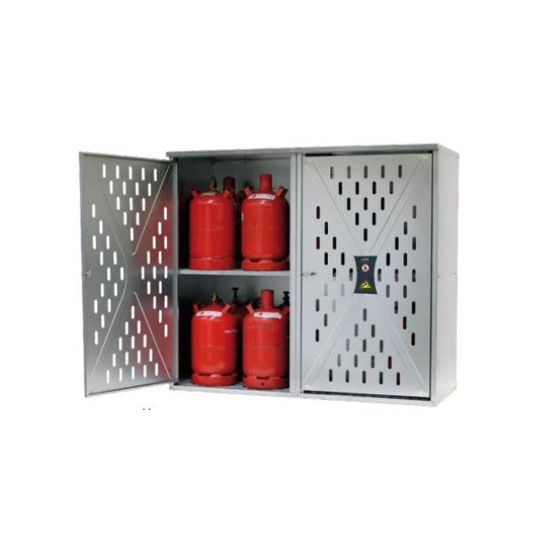 Flaskeskab  Opbevaring af propan flasker, udendrs