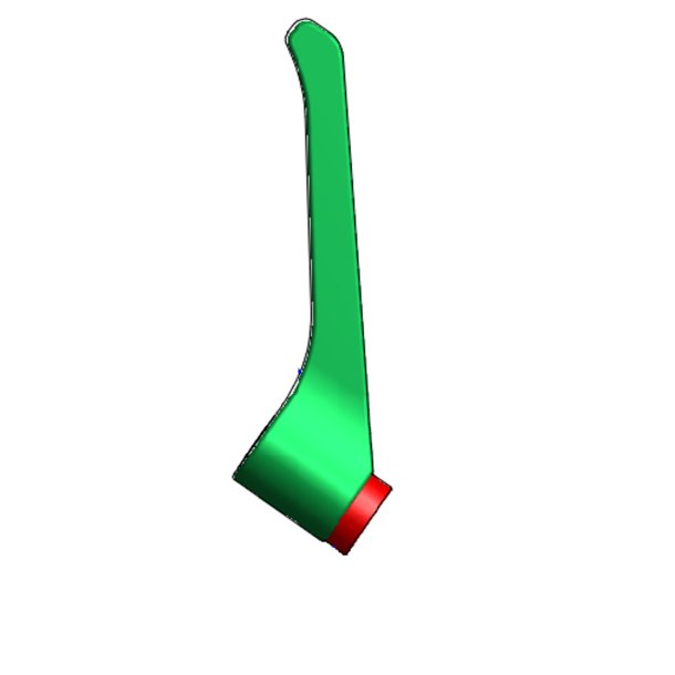 Albue klle, varmt vand.