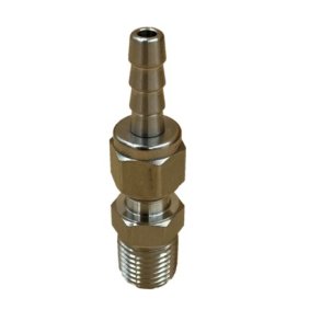 Slangestuds 1/4NPT, rustfri 6 med omlber