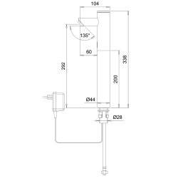 Berringsfri armatur, forblandet eller koldt vand, model Smart Plus