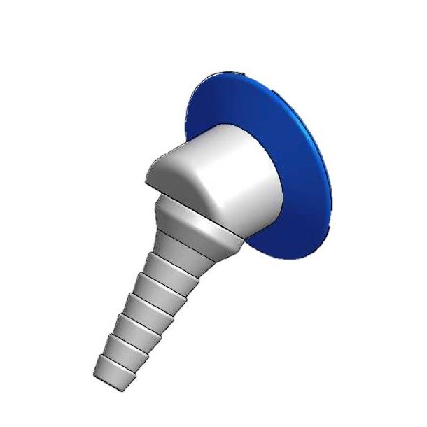 Udlbstud 45 gr.,  trykluft, CA